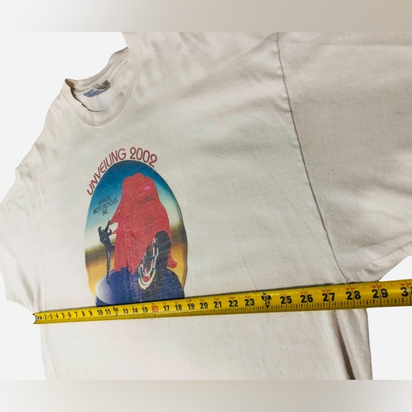 Vintage Y2k Sturgis Rally Breese Motorcycles Unveiling XXXL Graphic 02 Tee Shirt - Picture 9 of 10